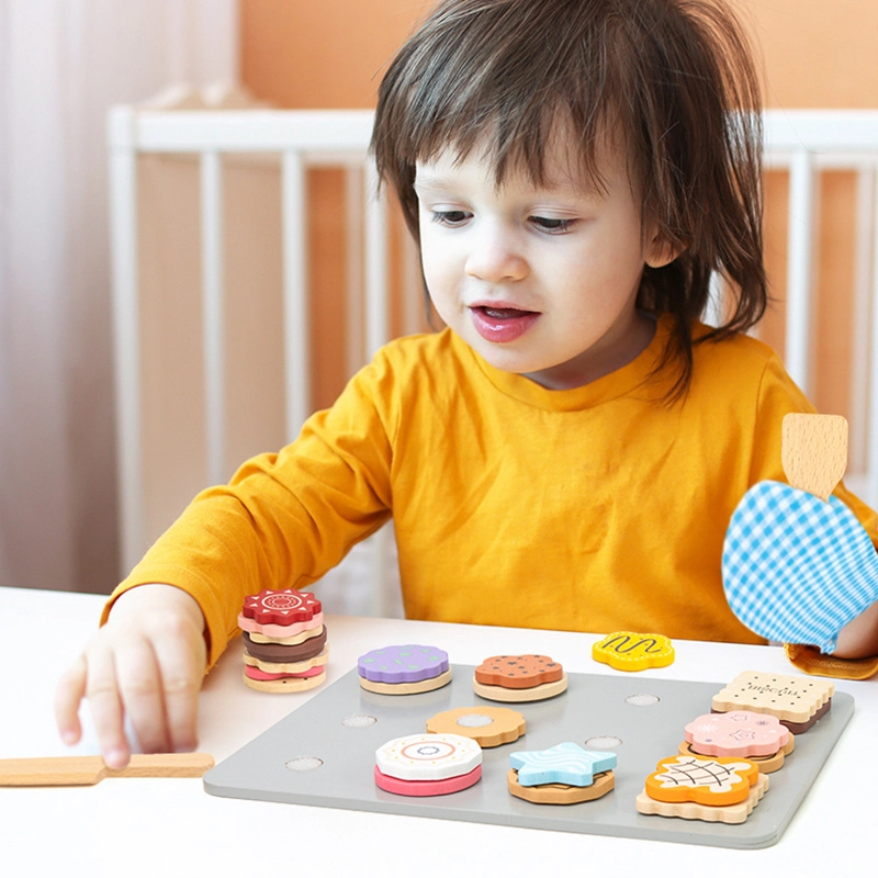 Kids Wooden Cookie Playset - 28 Pcs (5551007-KABI_0192)