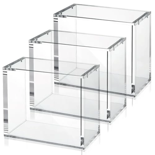 Acrylic Magnetic Case - 3 Pack 5mm+8mm Thick Magnetic Closure