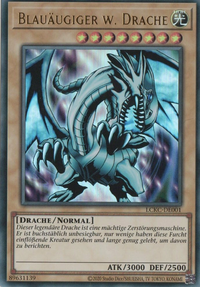 MZTCG Yugioh Blue-Eyed W. Dragon LCKC-DE001 - German