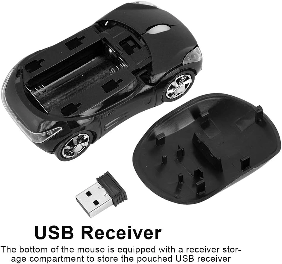 e Sport Car Shaped Wireless Mouse - 2.4G Wireless