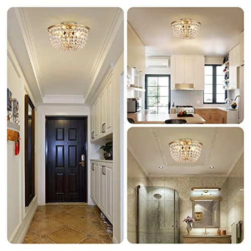 Crystal Leaf Chandelier