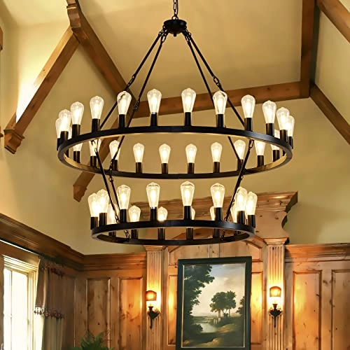 Wagon Wheel Chandelier