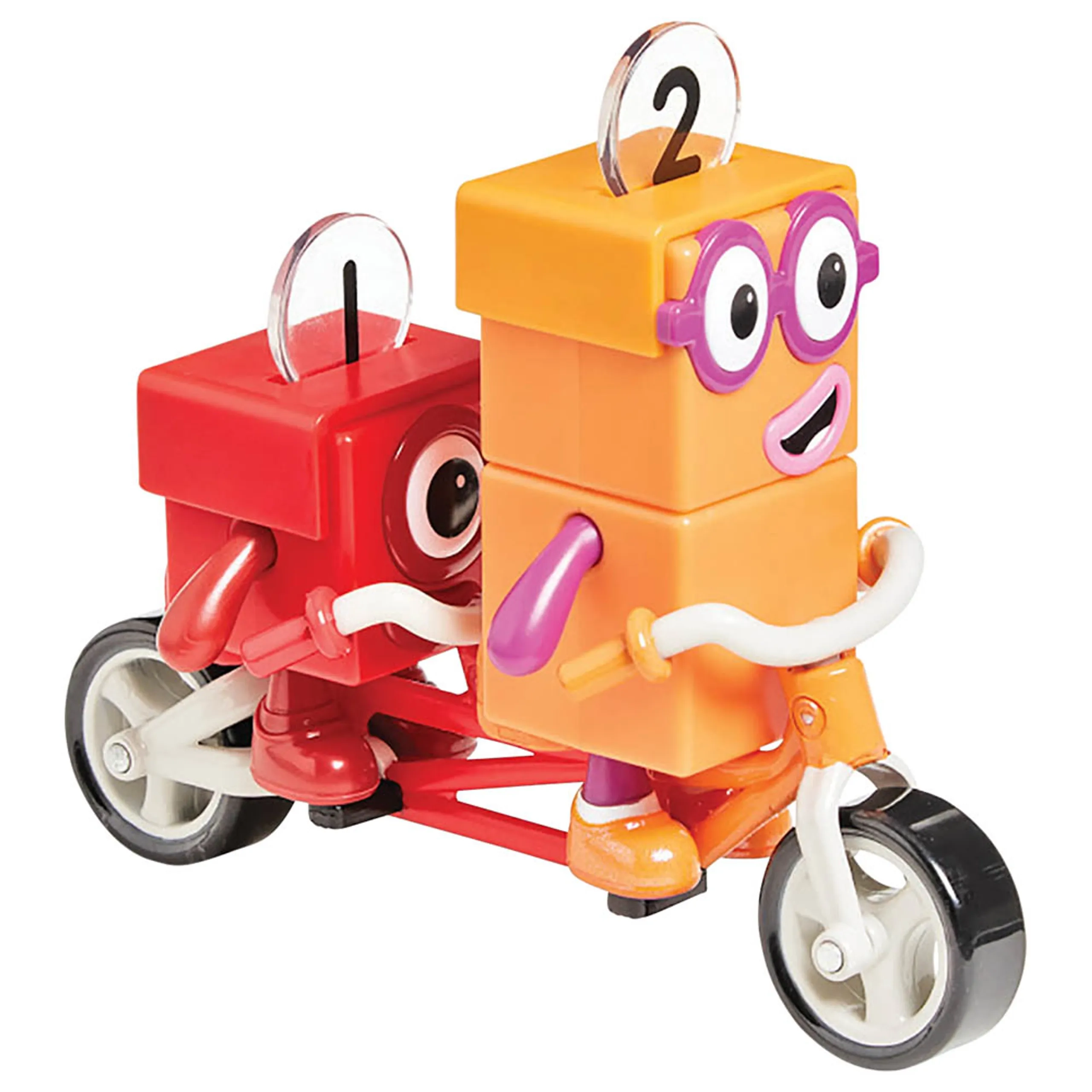 Numberblocks One & Two Bike Adventure - Suitable for 3 years & above 5pcs