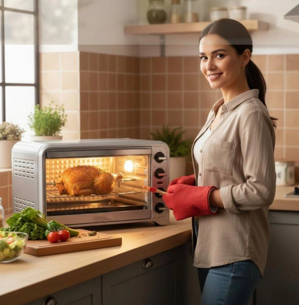 Convection Oven with Grill & Rotisserie - Electric Stainless Steel
