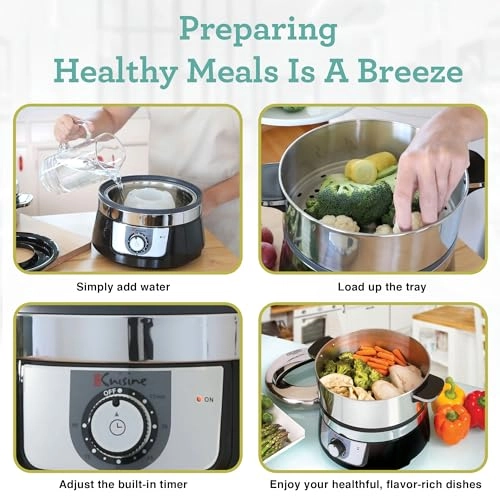 Electric Food Steamer - 3.2 Liters