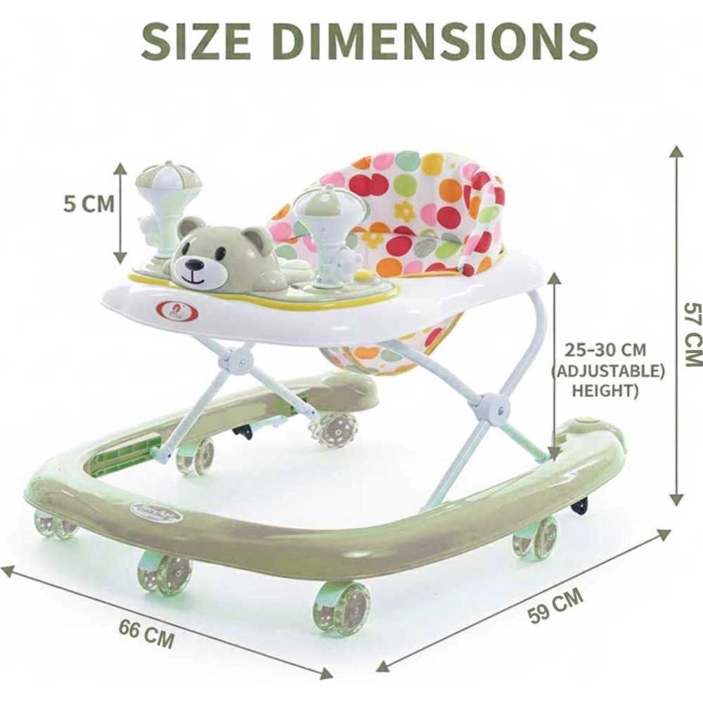 Baby Walker - Coffee + Head Protection Pillow - Blue