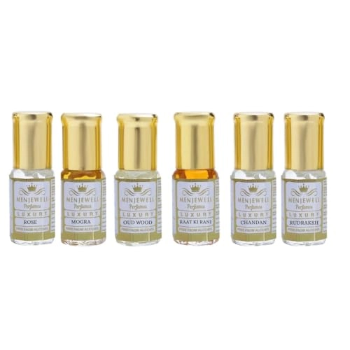 white oudh + Royal Mogra + Rose Fresh + Raat Ki Rani + Litchi + Lavender + Golden + Vanilla + Forest Adventure + Chocolate + Chandan-E-Khass + Blue Lagoon - Floral Fruity Woody 12