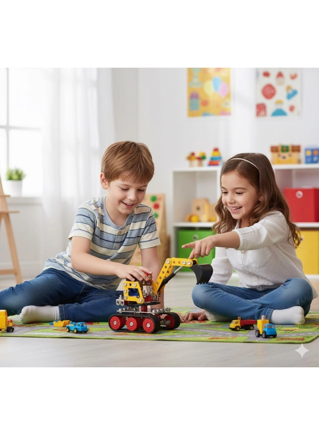 Metal Excavator - 186 pcs for ages 8+