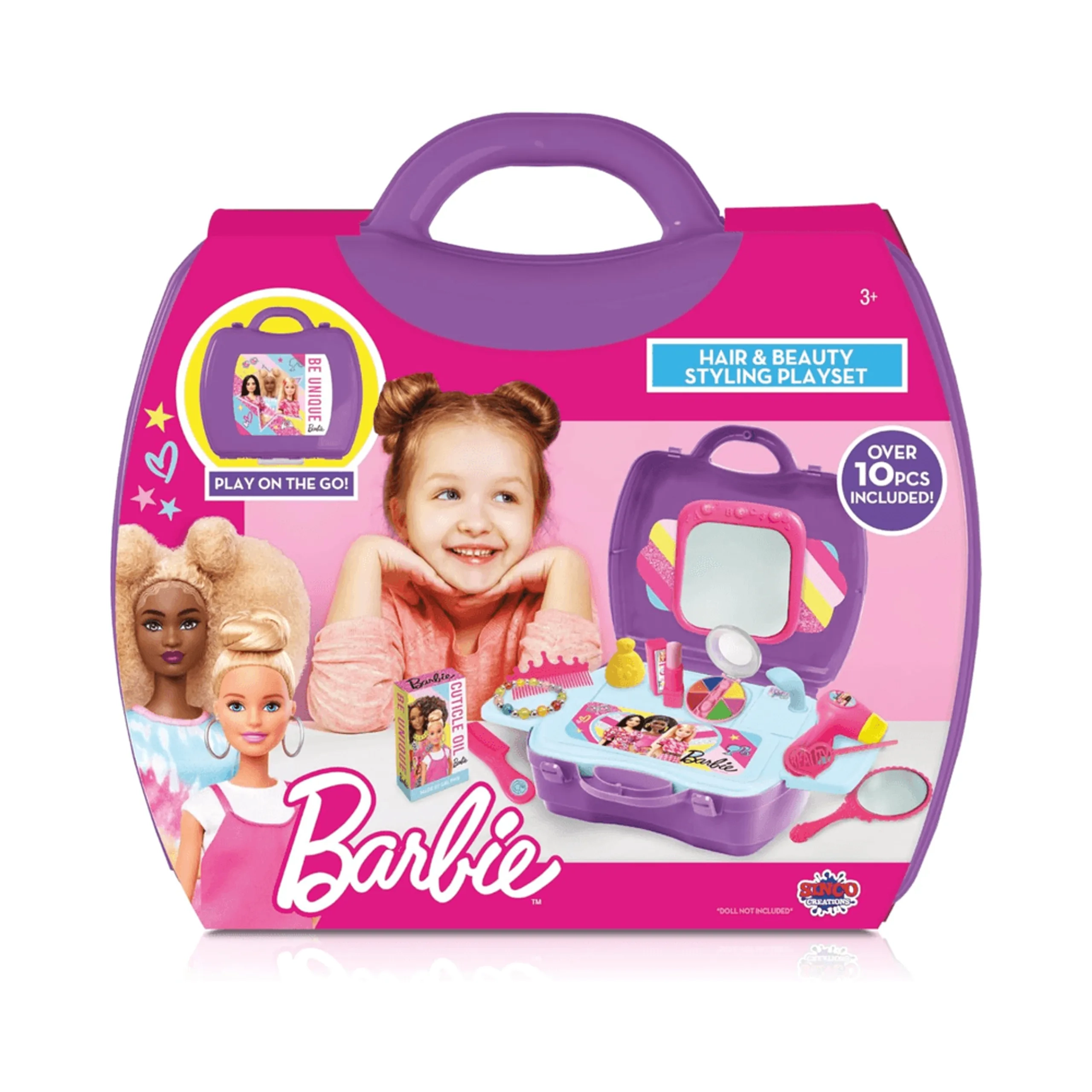 Barbie Sinco Creations Hair & Beauty Station Playset - 10 pcs (29464294-BRB202320)