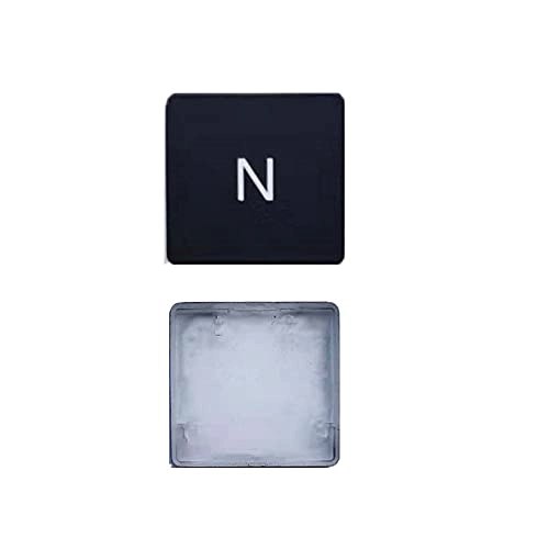 N Key Cap - Black + Hinge - White