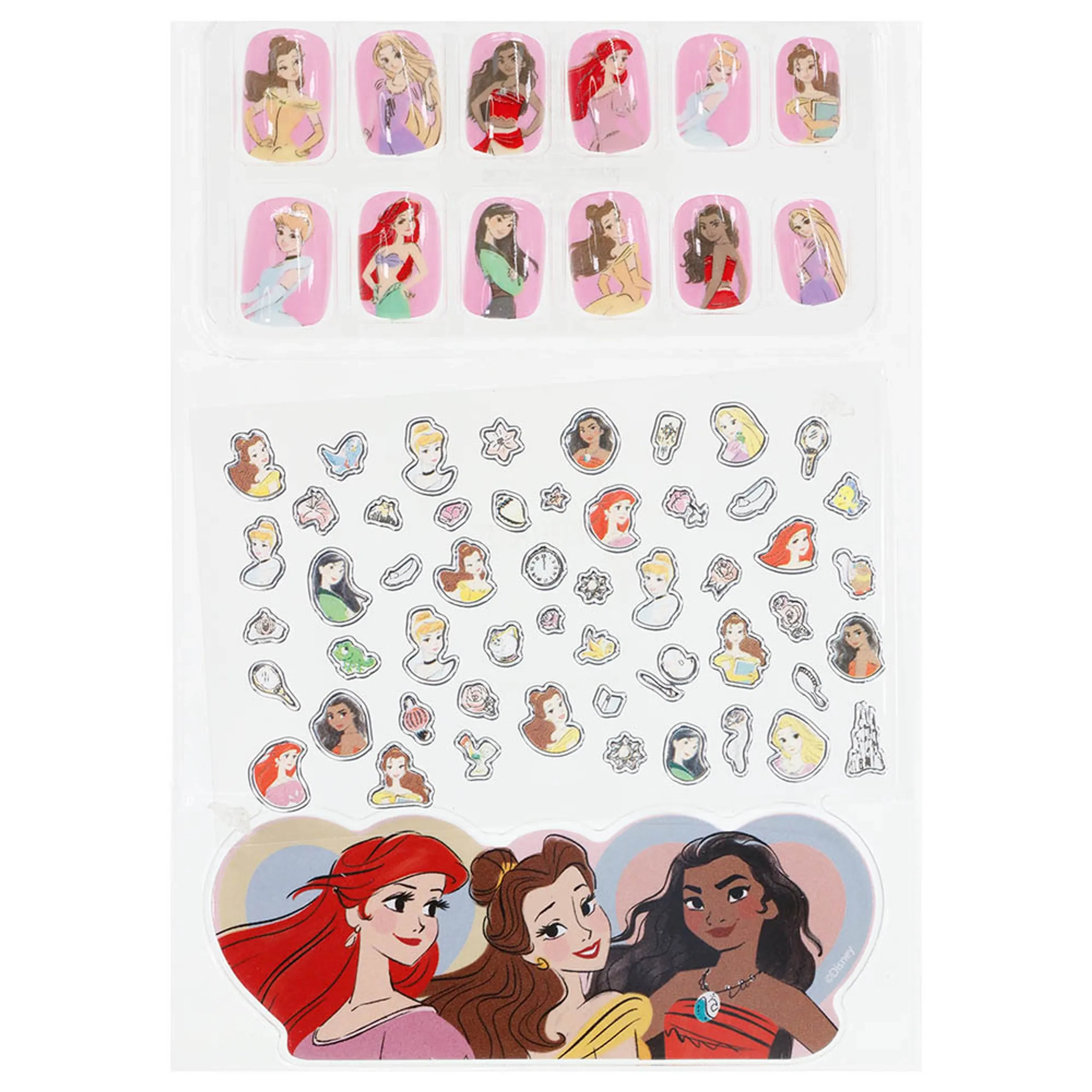 Townley Girl Disney Princess Nail Art Set - 6+ years 66 pcs