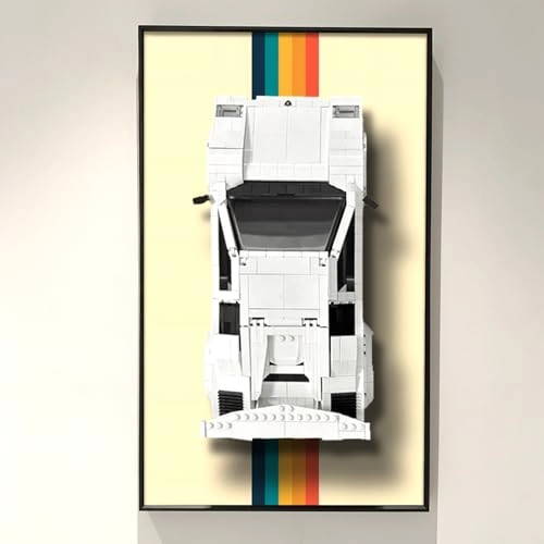 Display Wall Plate for LEGO Lamborghini Countach 5000 Quattrovalvole 10337 - 50X30cm