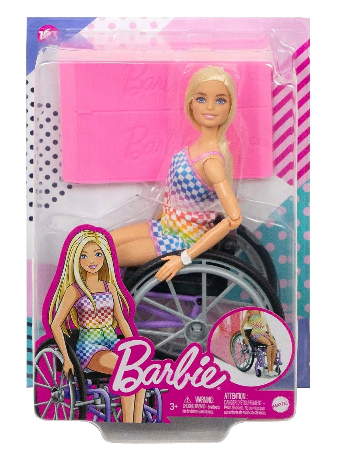 Barbie Fashionistas - Multicolor Ages 3+ + Wheelchair
