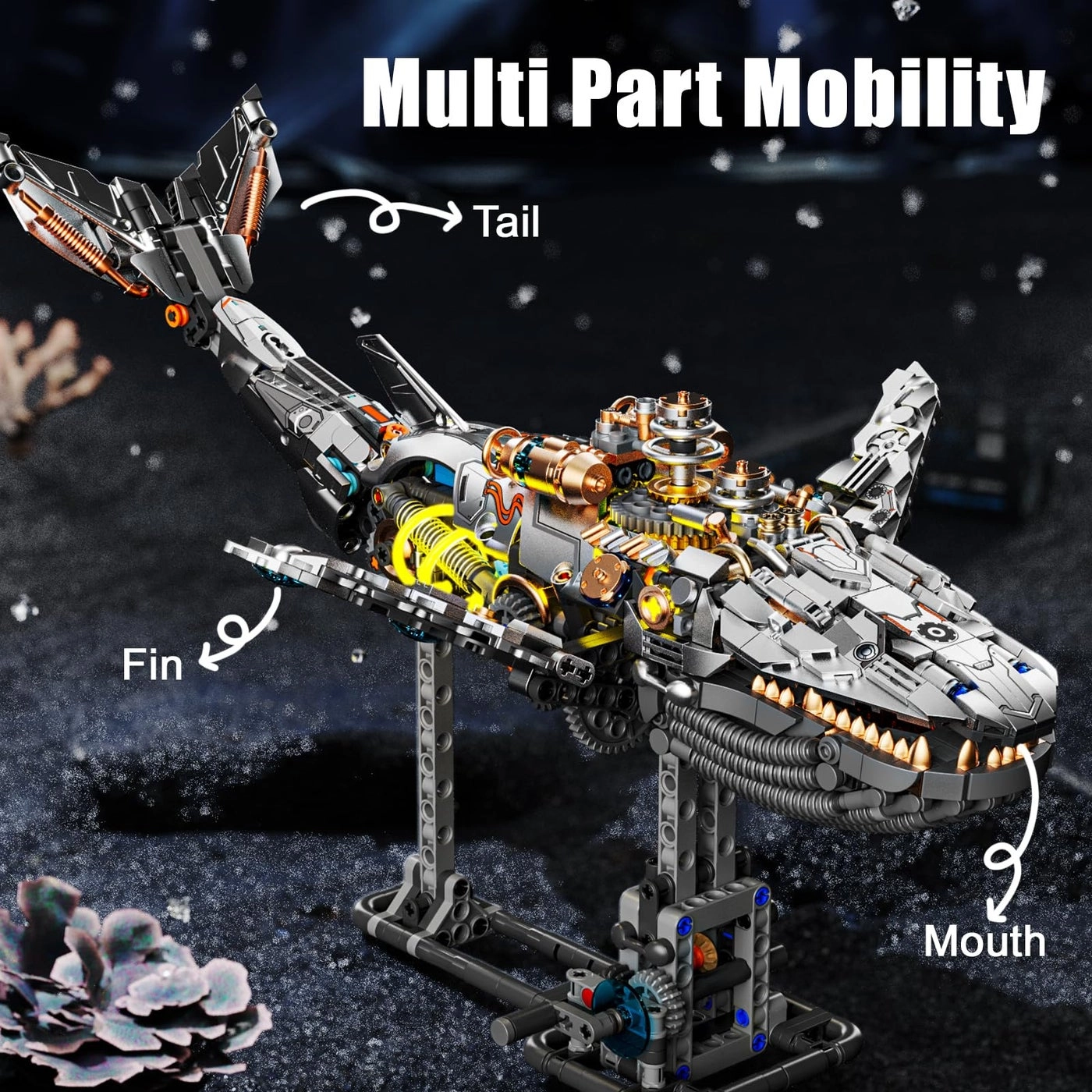Mech Whale - 1388 pcs
