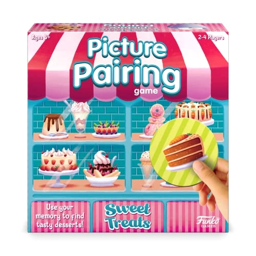 Sweet Treats Picture Pairing Game - English 3 years and up