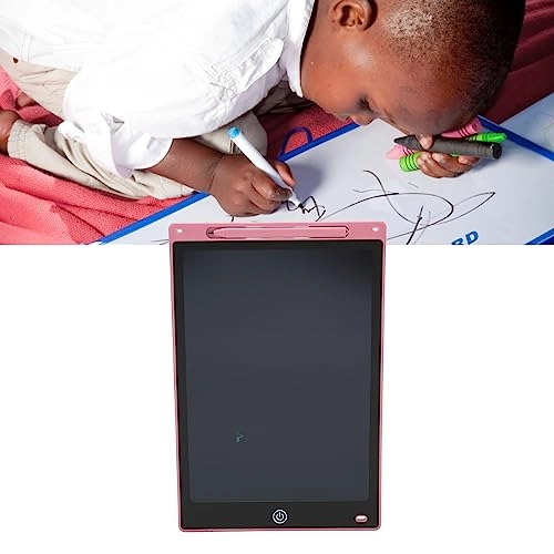 LCD Writing Tablet - 12 Inches Pink Pressure Sensitive