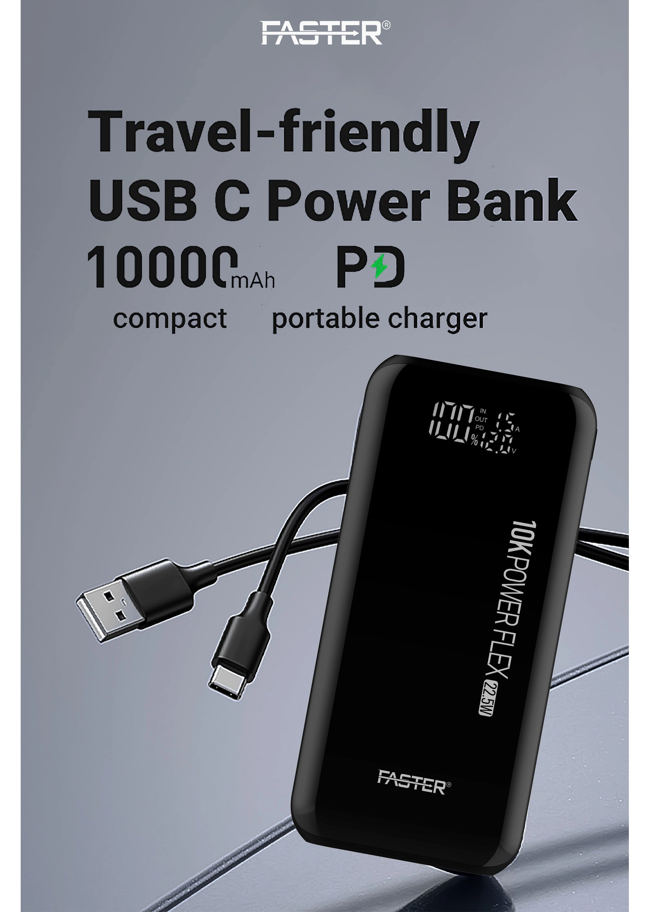J11 Pro - 10000 mAh 22.5 Watt