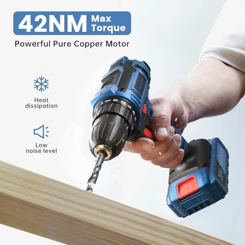 Cordless Drill Driver - 2E+3 Milliamp Hours