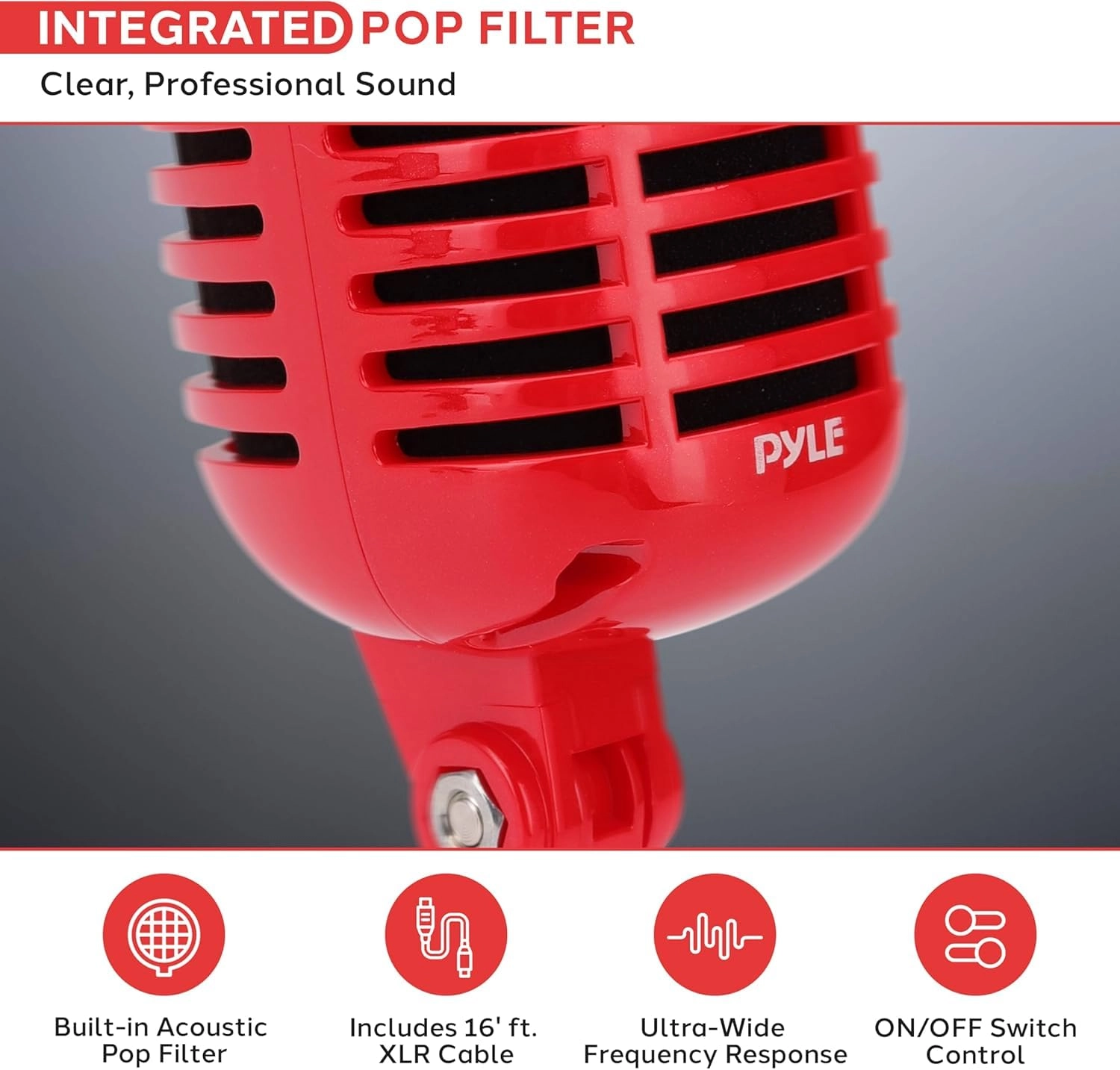 PDMICR42R XLR Microphone