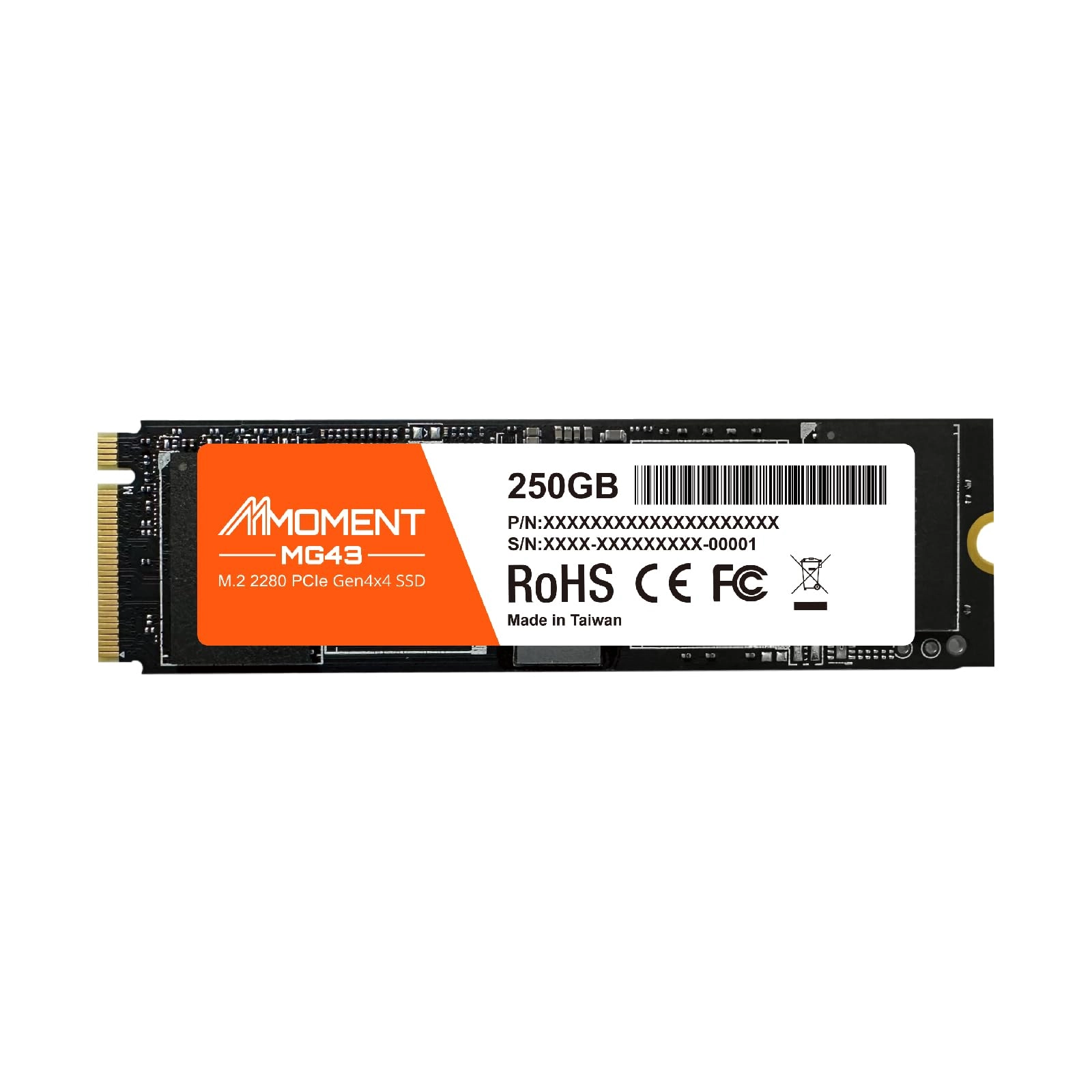 Moment Semiconductor, Inc MG43 - 250GB M.2