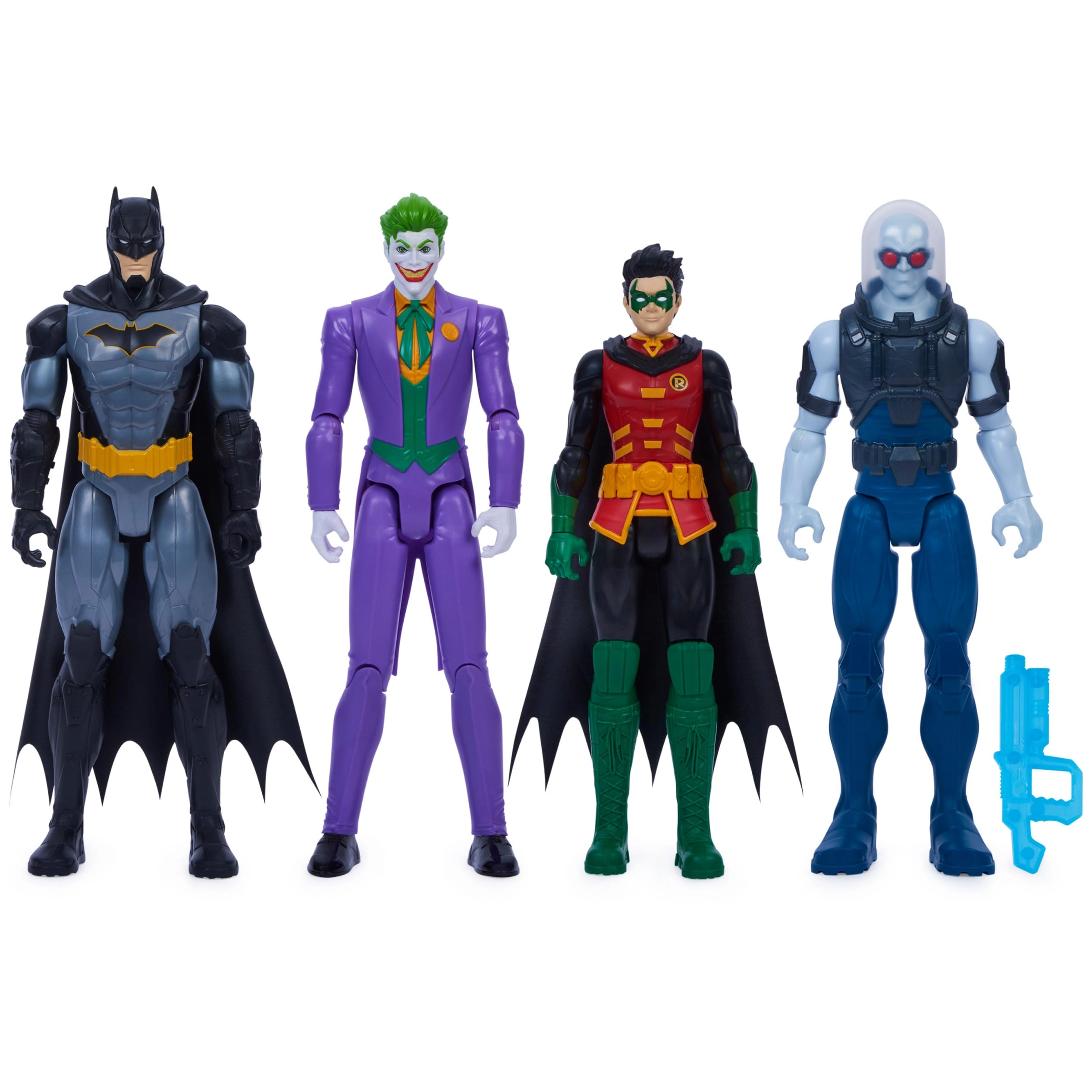 Spin Master Batman, Robin, The Joker, Mr. Freeze 4-Pack - Superhero