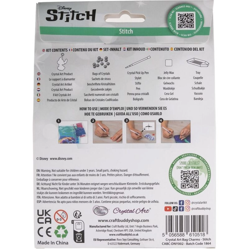 Crystal Art Mirror Magbuddies - Set Of 2