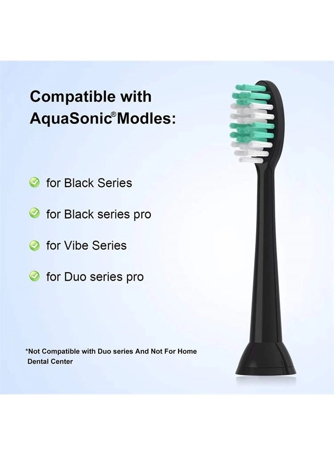 Replacement Toothbrush Heads - 10 Pack Soft Compatible with AquaSonic