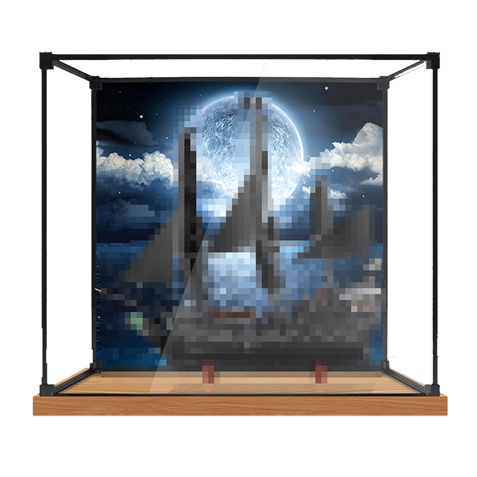 Display Case 10365 - 70 x 30 x 70 cm 3 mm acrylic