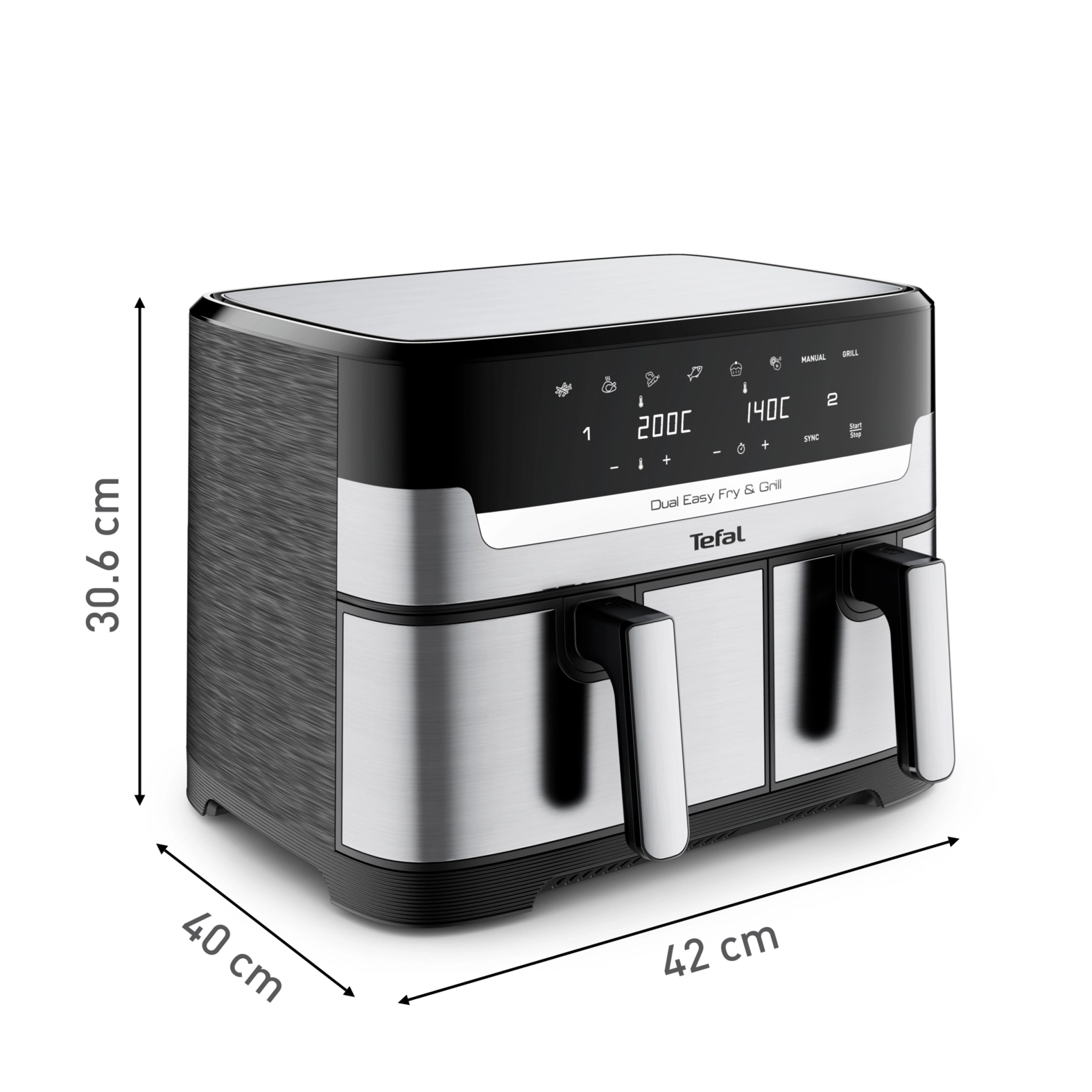 Double Easy Fryer & Grill EY905D28