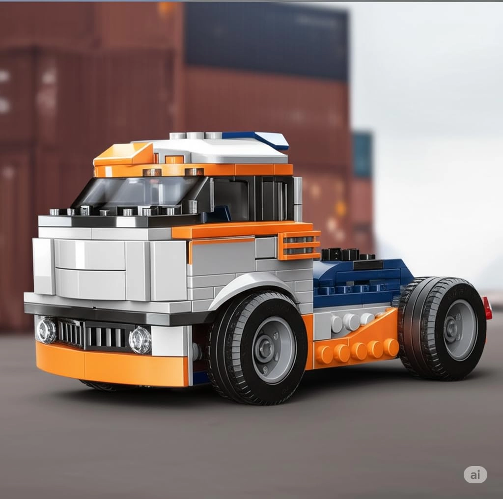 Engineering Vehicles Building Blocks Set - 222 pcs