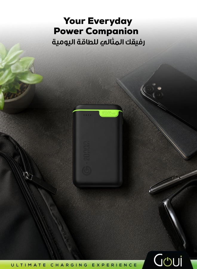 Kigo Power Bank - 20000 mAh 1 USB 2 type C ports