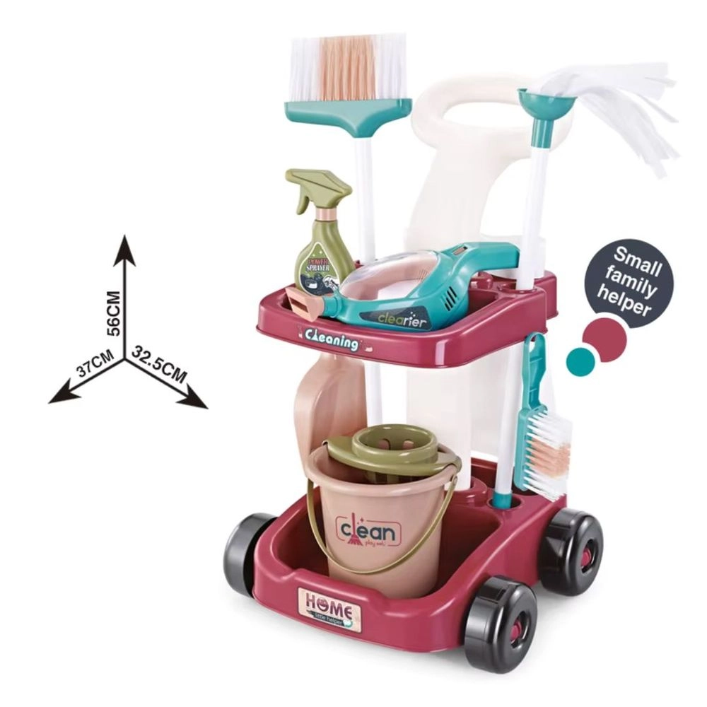 Cleaning Cart Kit - Suitable for 3 years and above 16 Pcs