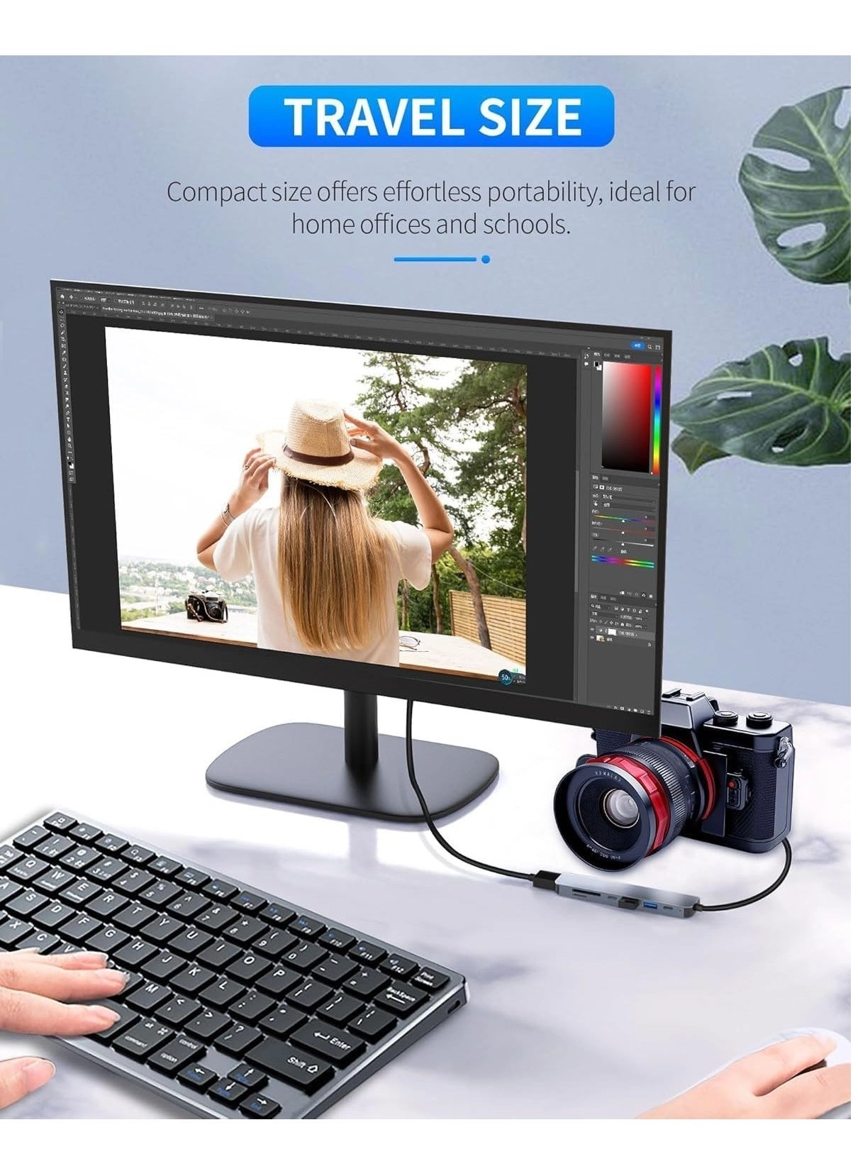 USB C Hub - 4K HDMI 100W PD SD/TF Card Reader