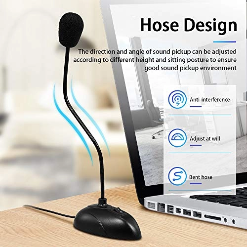 Flexible Stand Mini Studio Speech Microphone 3.5mm-Mini-Jack Microphone