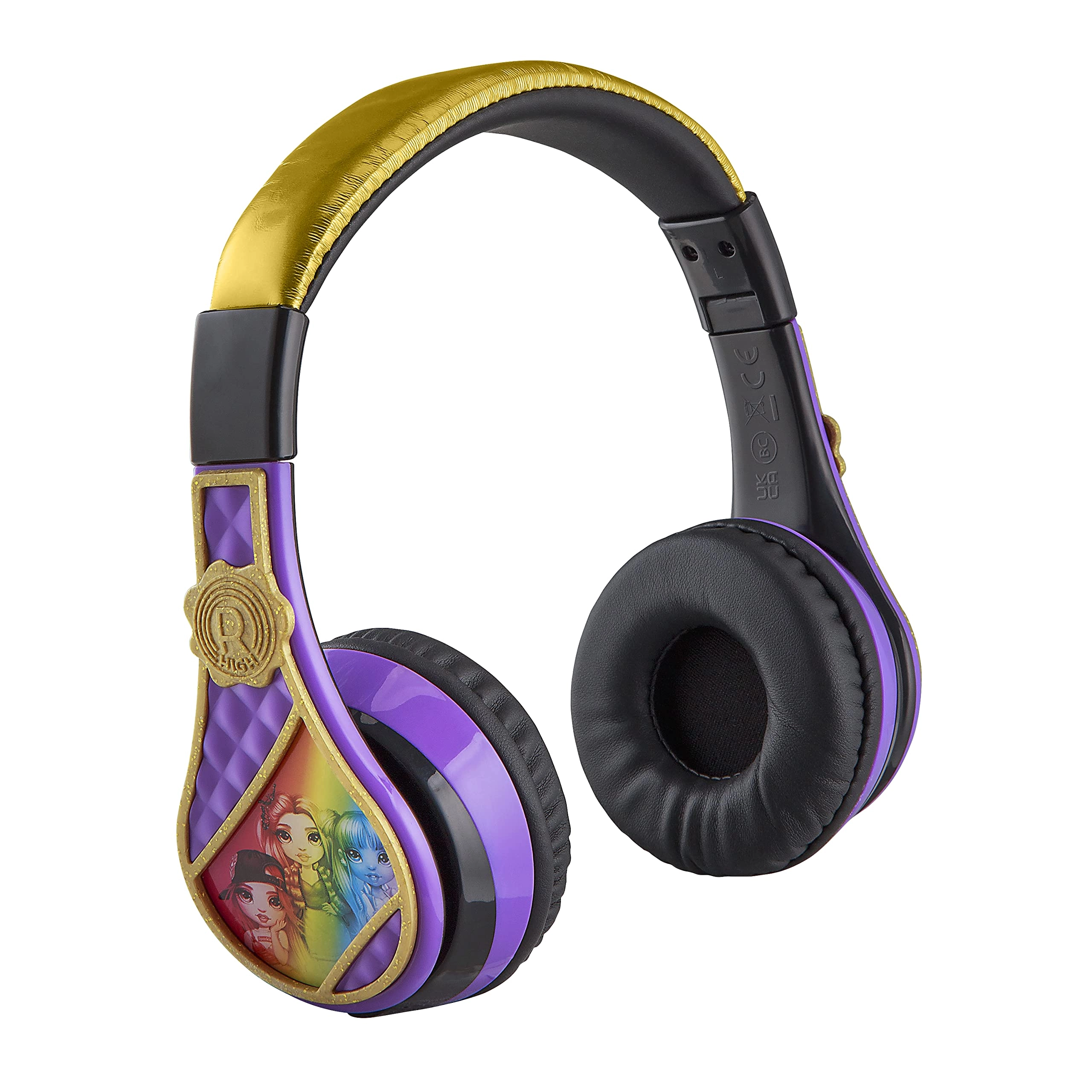 KIDdesigns Rainbow High Wireless Headphone