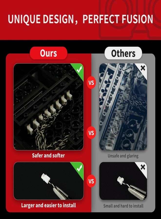 2.0 Light Kit - Compatible with Lego Art 31217 Fauna Collection Tiger