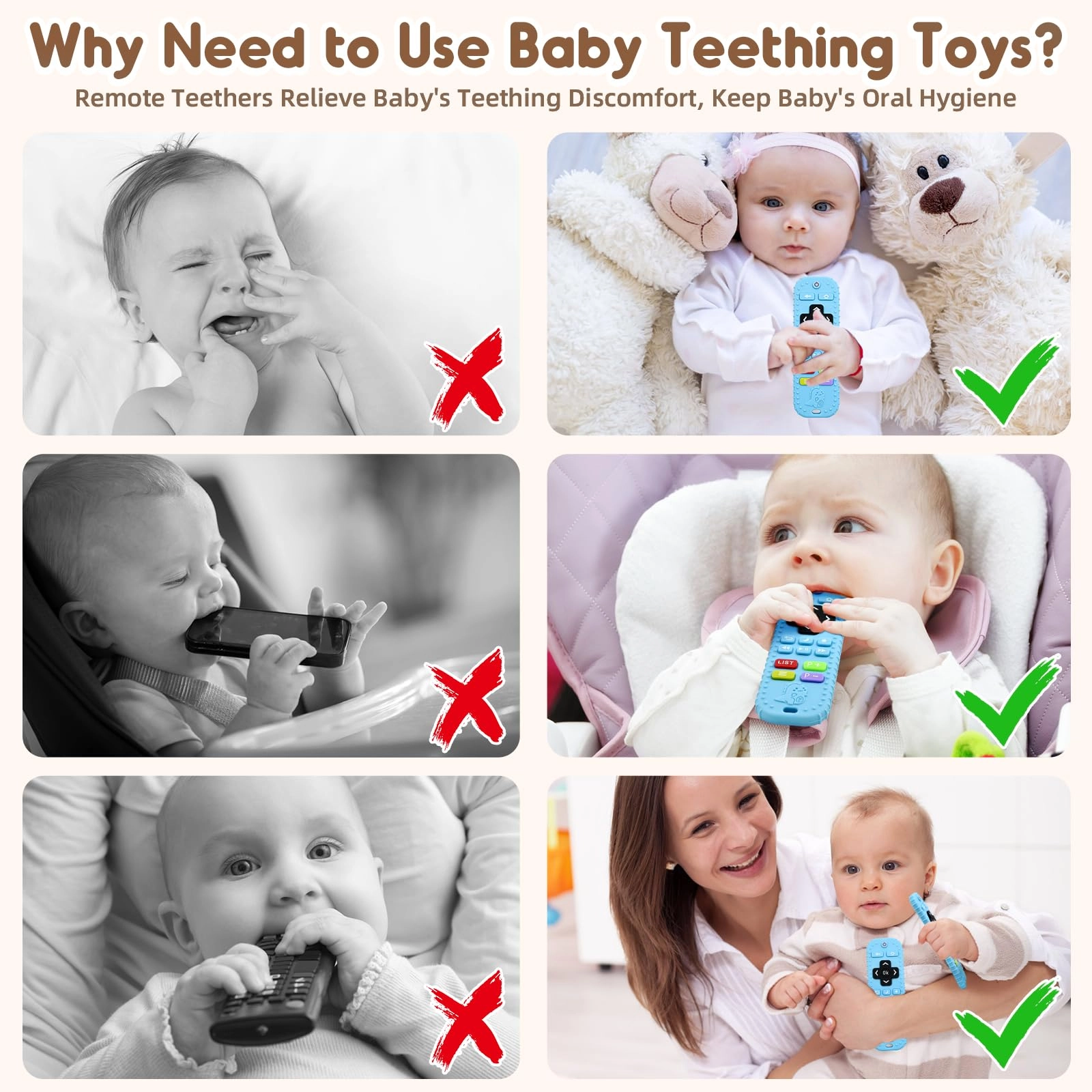 Remote Control Teether - Silicone