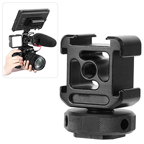 Hot Shoe Adapter Base - Three Heads aluminium alloy