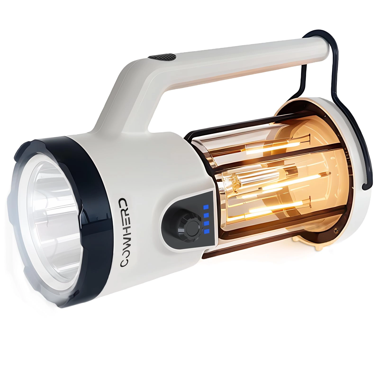 cowherd 2-in-1 LED Flashlight Lantern - Rechargeable 1200lm