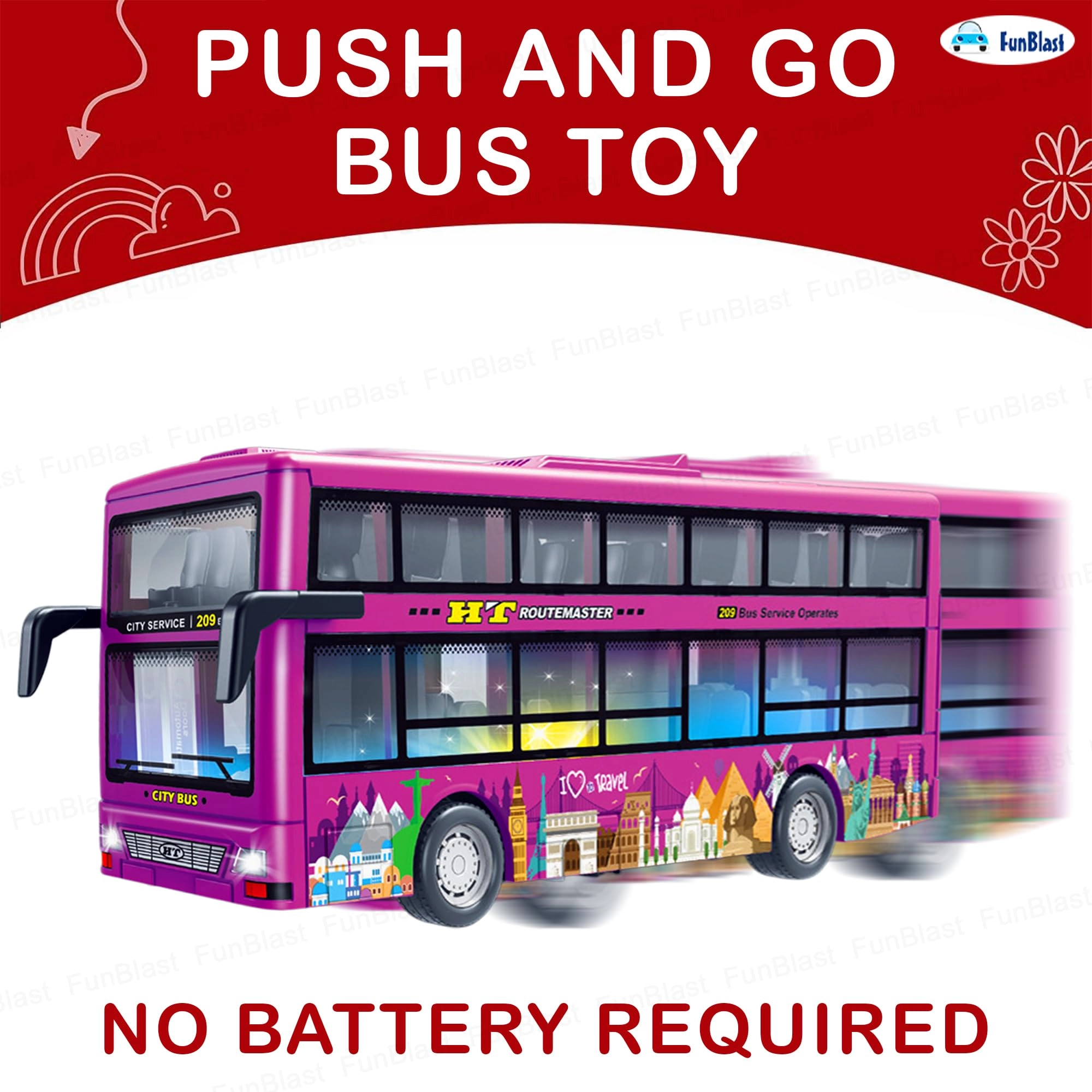 City Bus Toy - 1 Count