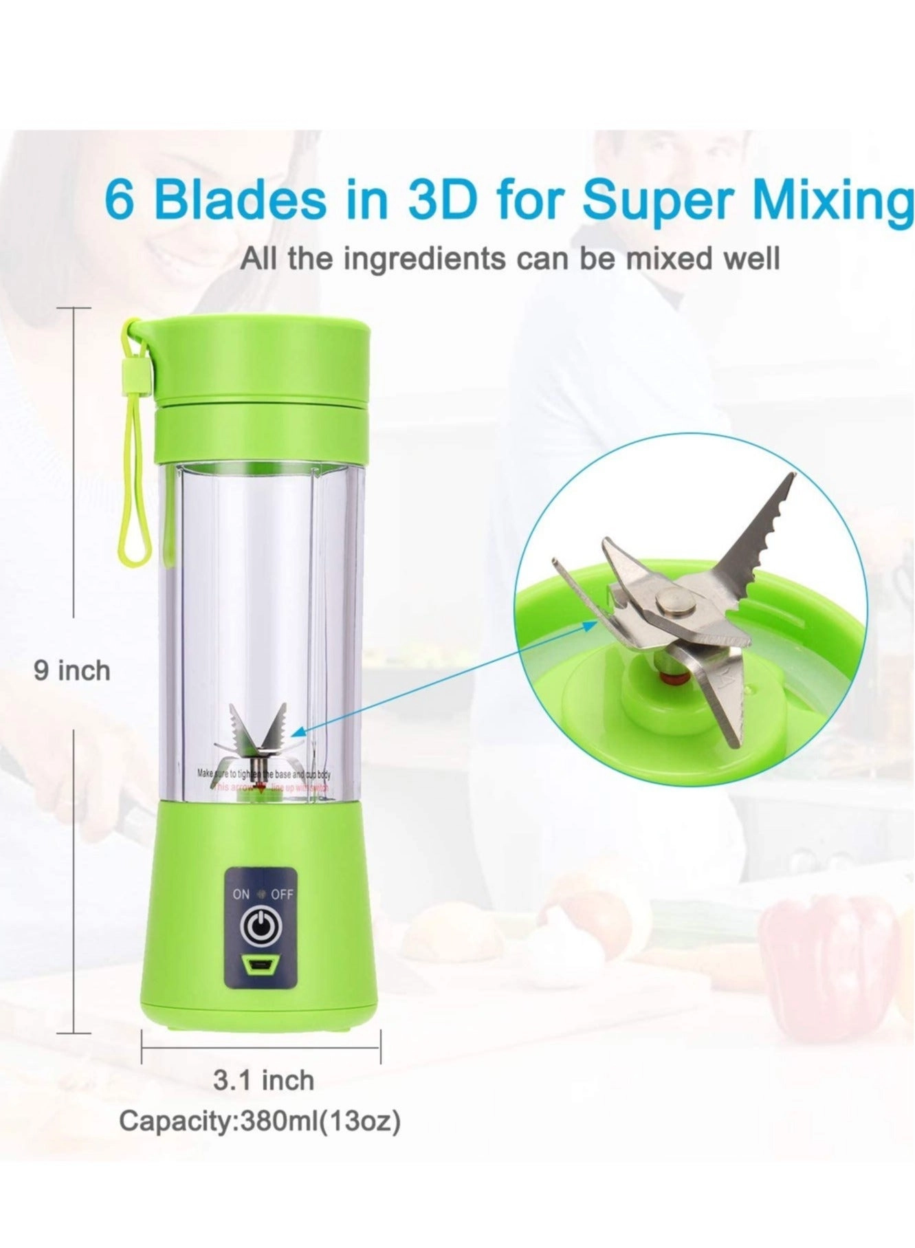 DF4775 - Portable Blender USB Rechargeable