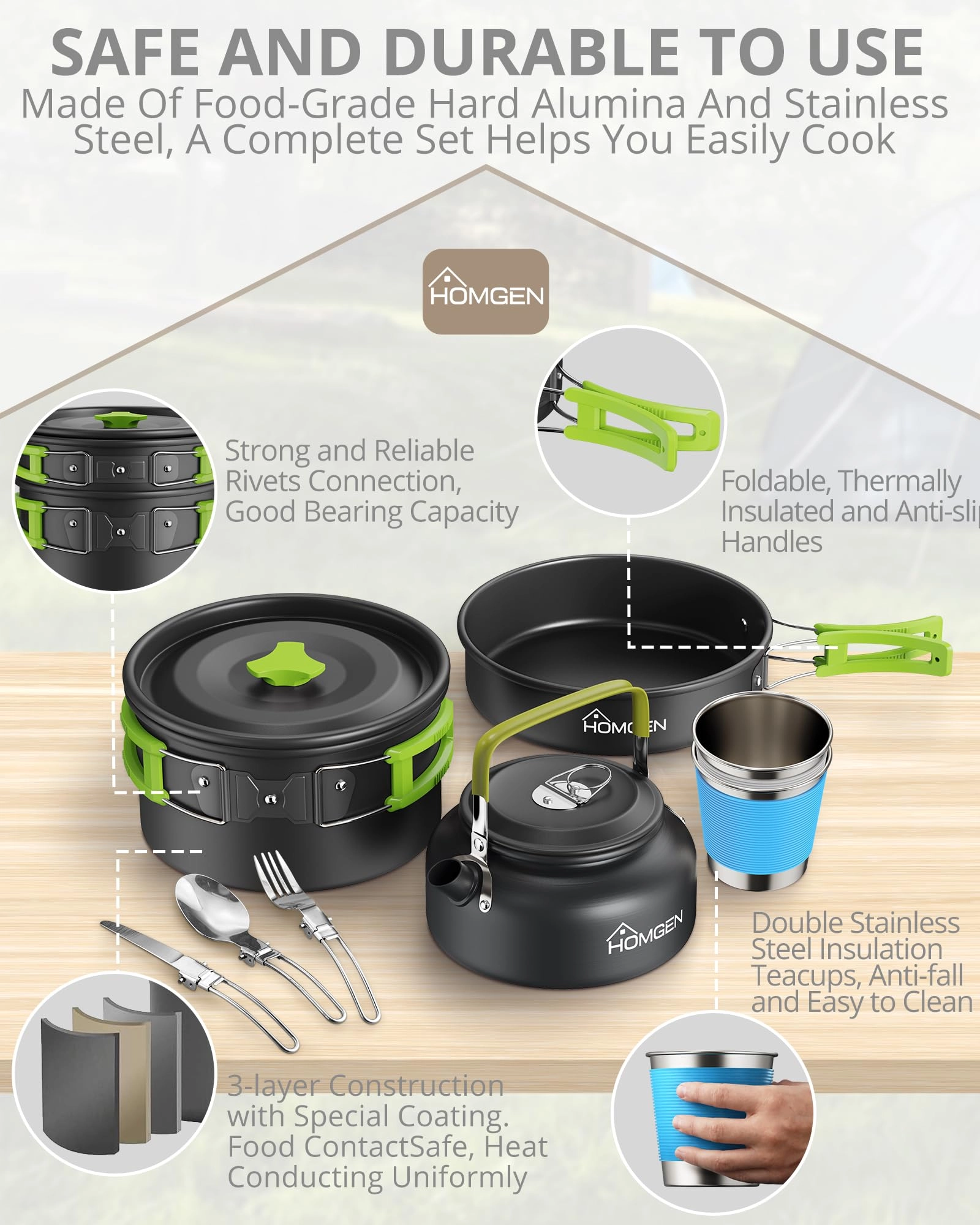 Camping Cooking Set - 12 piece(s)