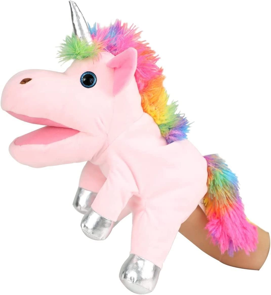 JUSTQUNSEEN Unicorn Hand Puppet