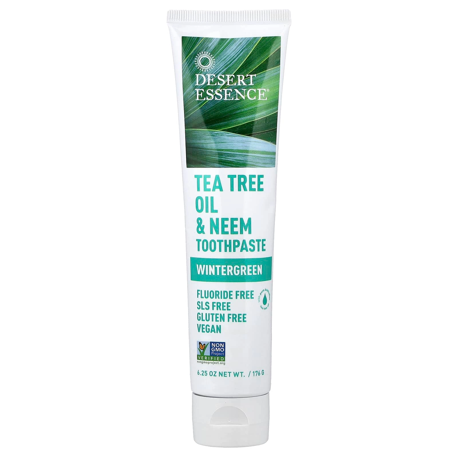 Desert Essence Tea Tree Oil & Neem Wintergreen Toothpaste 184.834 ml