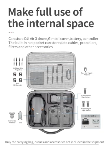Storage bag - DJI Air 3 / DJI RC 2 / DJI RC-N2