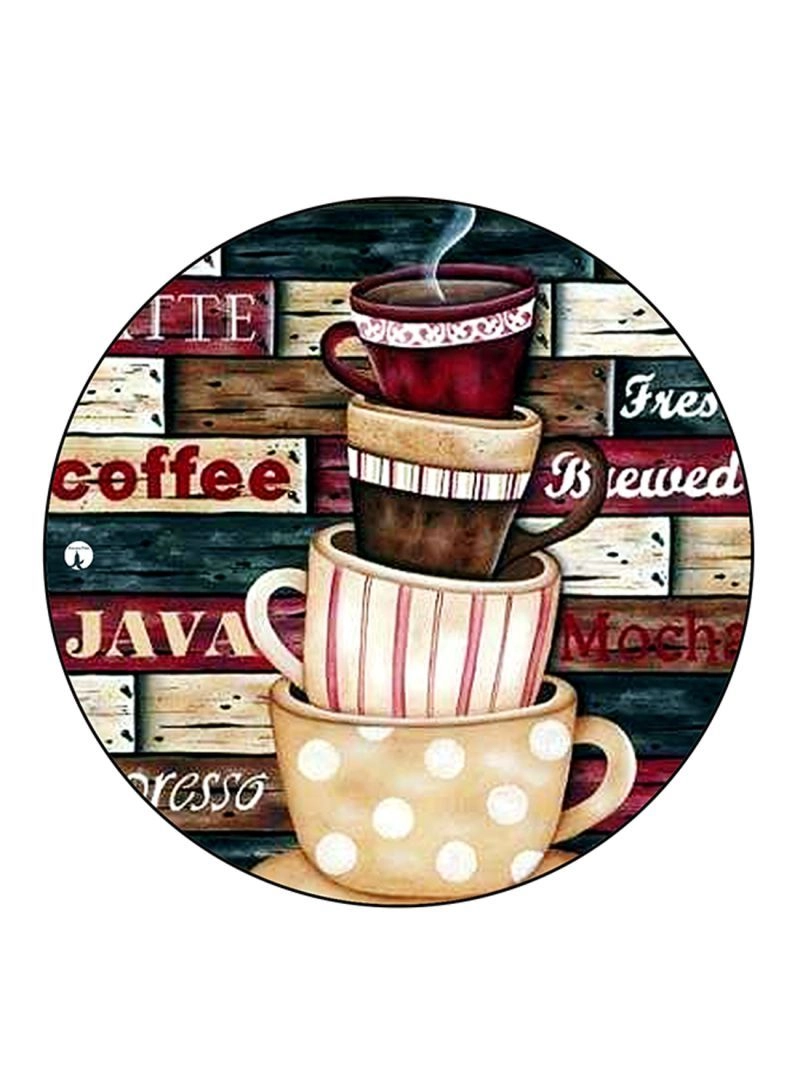 Tea Cups Printed Mouse Pad