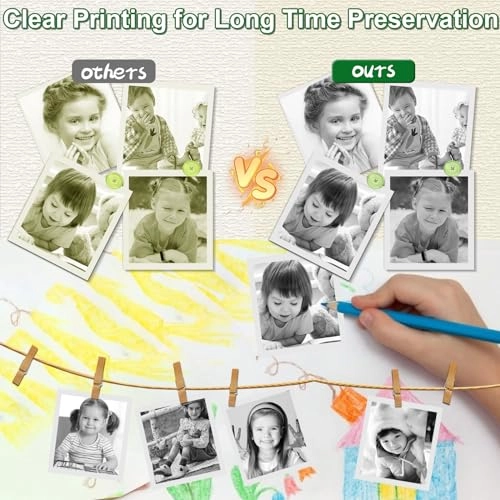 Instant Print Camera Paper - 6 Rolls 57 x 30 mm