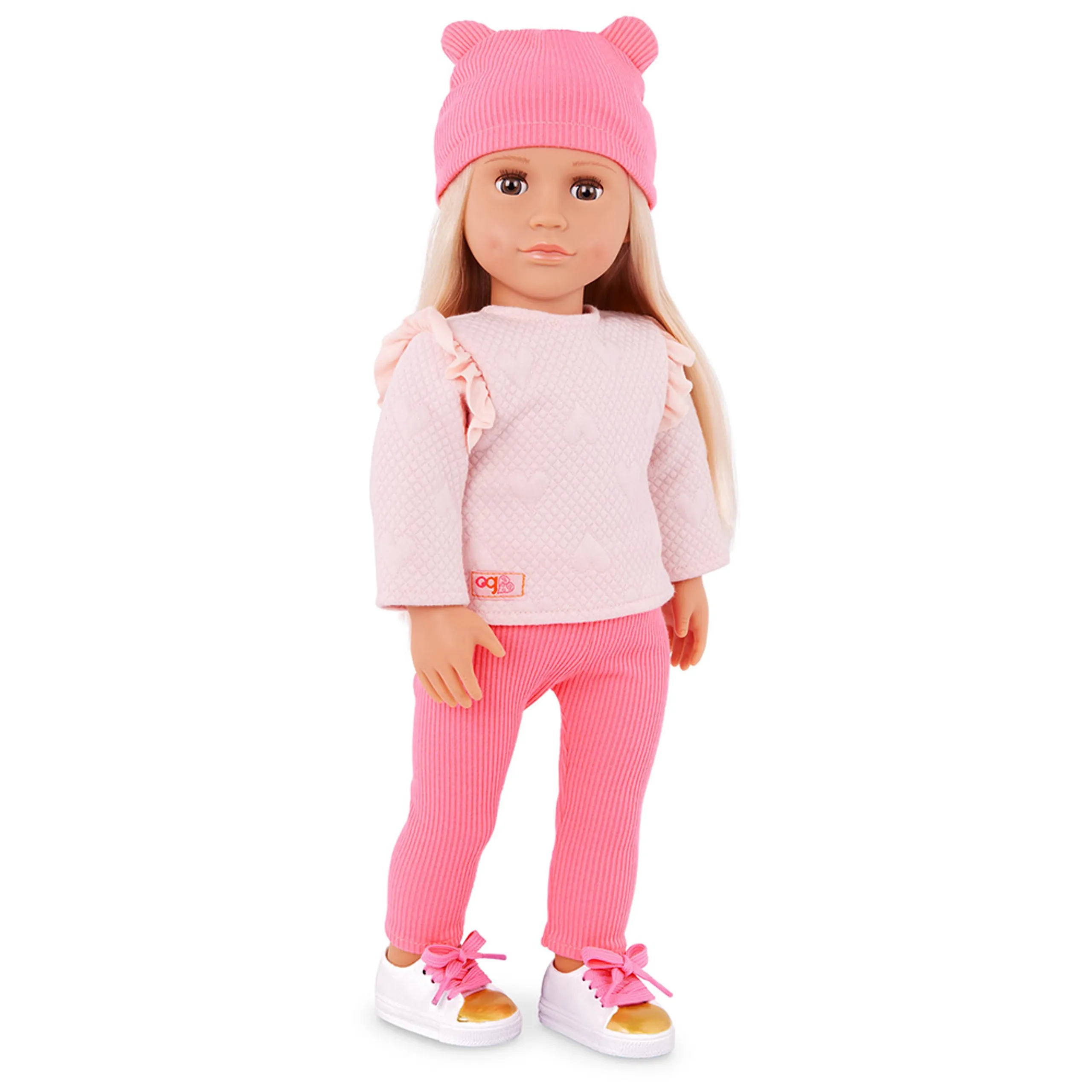 Joyce Doll - 18 Inch Sweatsuit And Beanie Hat Ages 3+