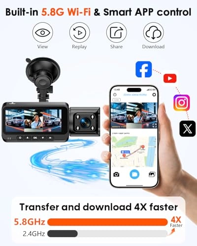 3-Channel Dash Cam - 4K 30FPS