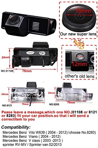 License Plate Car reversing camera - Night Vision 1280 x 720 pixels